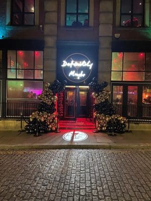 Definitely Maybe Bar Lighted Bespoke Signage