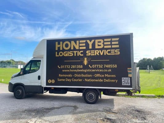 Honeybee Logistics Vehicle Branding