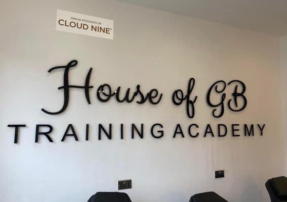 House of GB Training Academy CNC Cut Letters