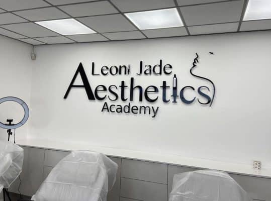 Leoni Jade Aesthetics CNC Cut Letters